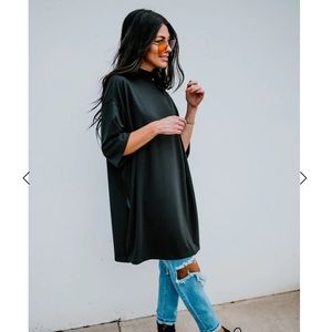 DRESSED IN LALA Icon mock neck top